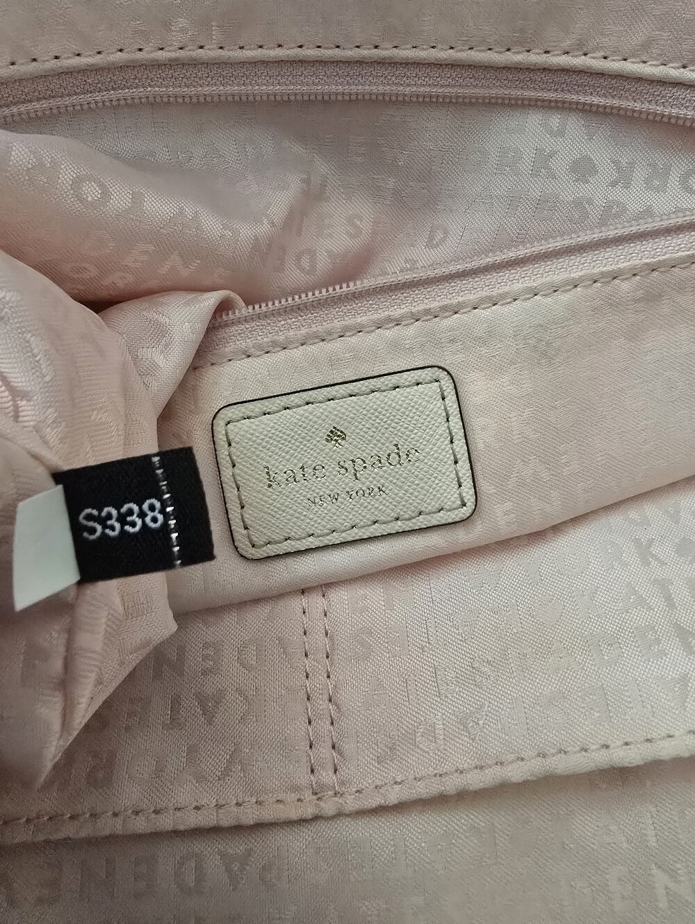 Kate Spade New York Tote Bag - Light Pink Shoulder Bag - Picture 7 of 12